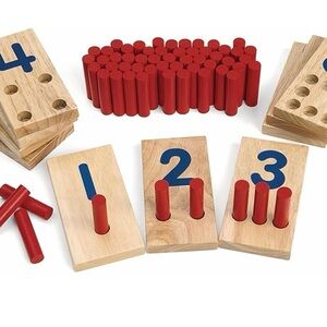 Wooden Counting toy Montessori
